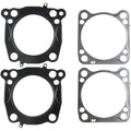 Cometic 2017+ HD Milwaukee 8 .020in Rubber Coated Steel Upper Rocker Cover Gasket Set
