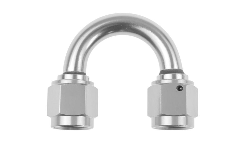 10 AN FEMALE TO 10 AN FEMALE 180 DEG SWIVEL COUPLER CLEAR