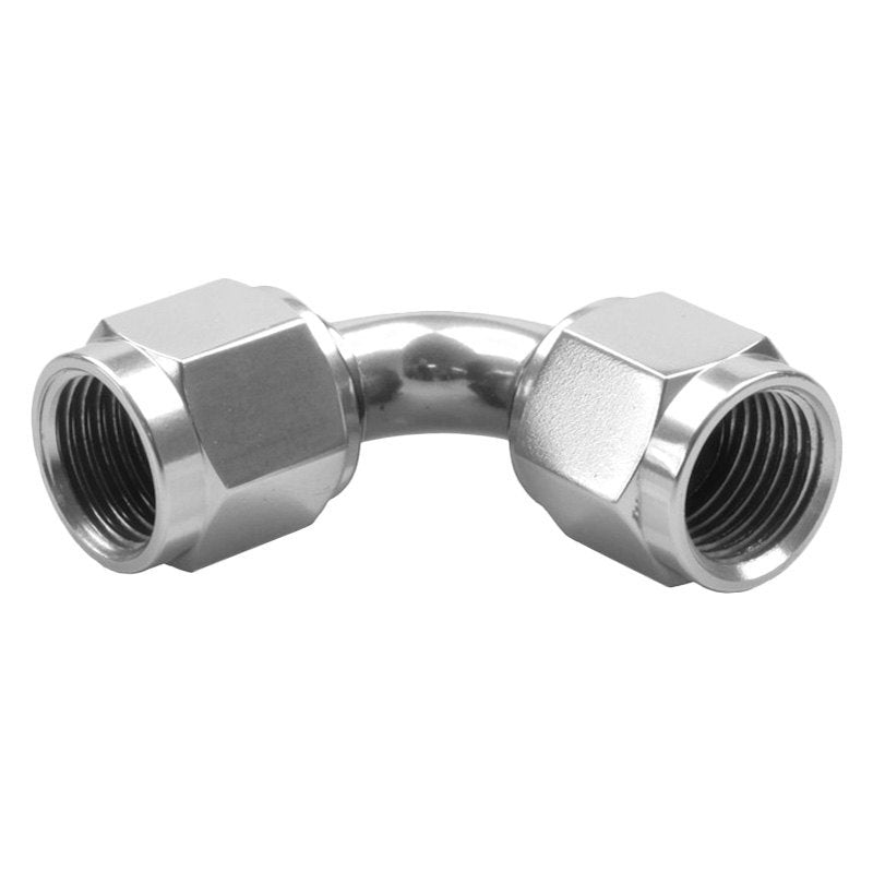 10 FL TO FL AN/JIC FLARE SWIVEL COUPLING 90 DEG CLEAR