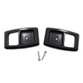 UPR 87-93 Plastic Door Handle Bezels- Black 1052-03