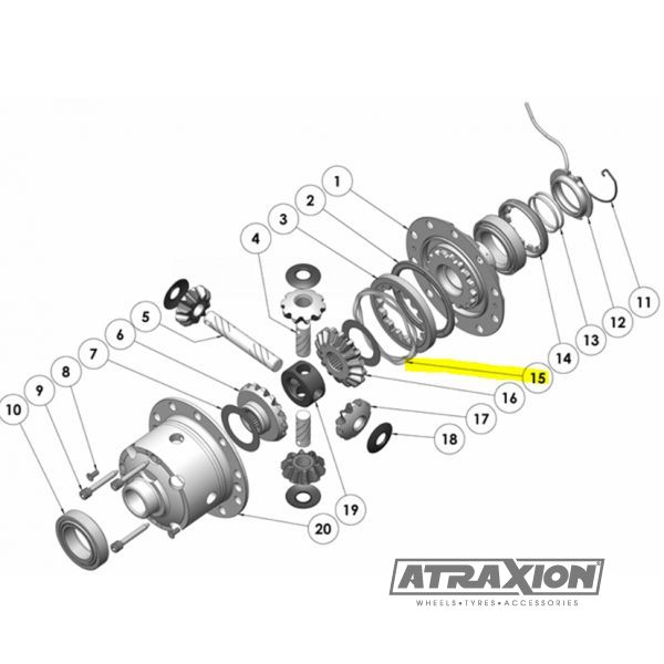 ARB Wavespring Yellow 90.8X81.0X12.8