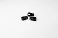 TCLAMP SINGLE PLACE 13/16IN (#10AN) 3 PIECES BLACK