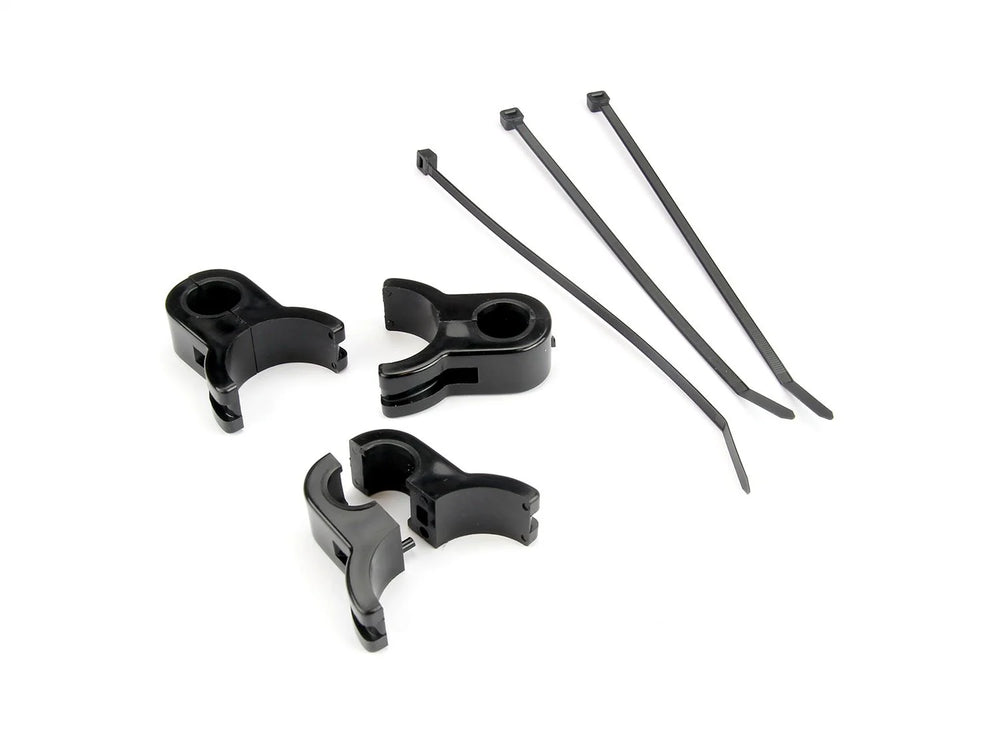TCLAMP SINGLE PLACE 13/16IN (#10AN) 3 PIECES BLACK