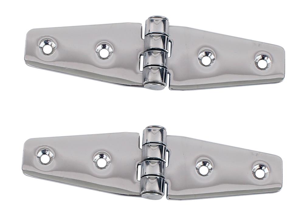 STRAP HINGES 4IN X1 1/16IN SS