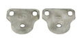 Kentrol 76-95 Jeep CJ/Wrangler YJ Interior Windshield Brackets Pair - Polished Silver