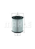 Mahle Oil Filter Volkswagen Touareg 4.2L 2006-2007
