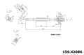Centric Brake Hose - Front Left