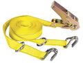 16FT X 1IN RATCHET TIEDOWN DOUBLE J HOOKS 1000 LBS. WLL (3000 LBS. BREAK STRENGTH)