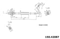 Centric Brake Hose - Front Right