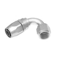 06 120 DEGREE FEMALE ALUMINUM HOSE END BLACK