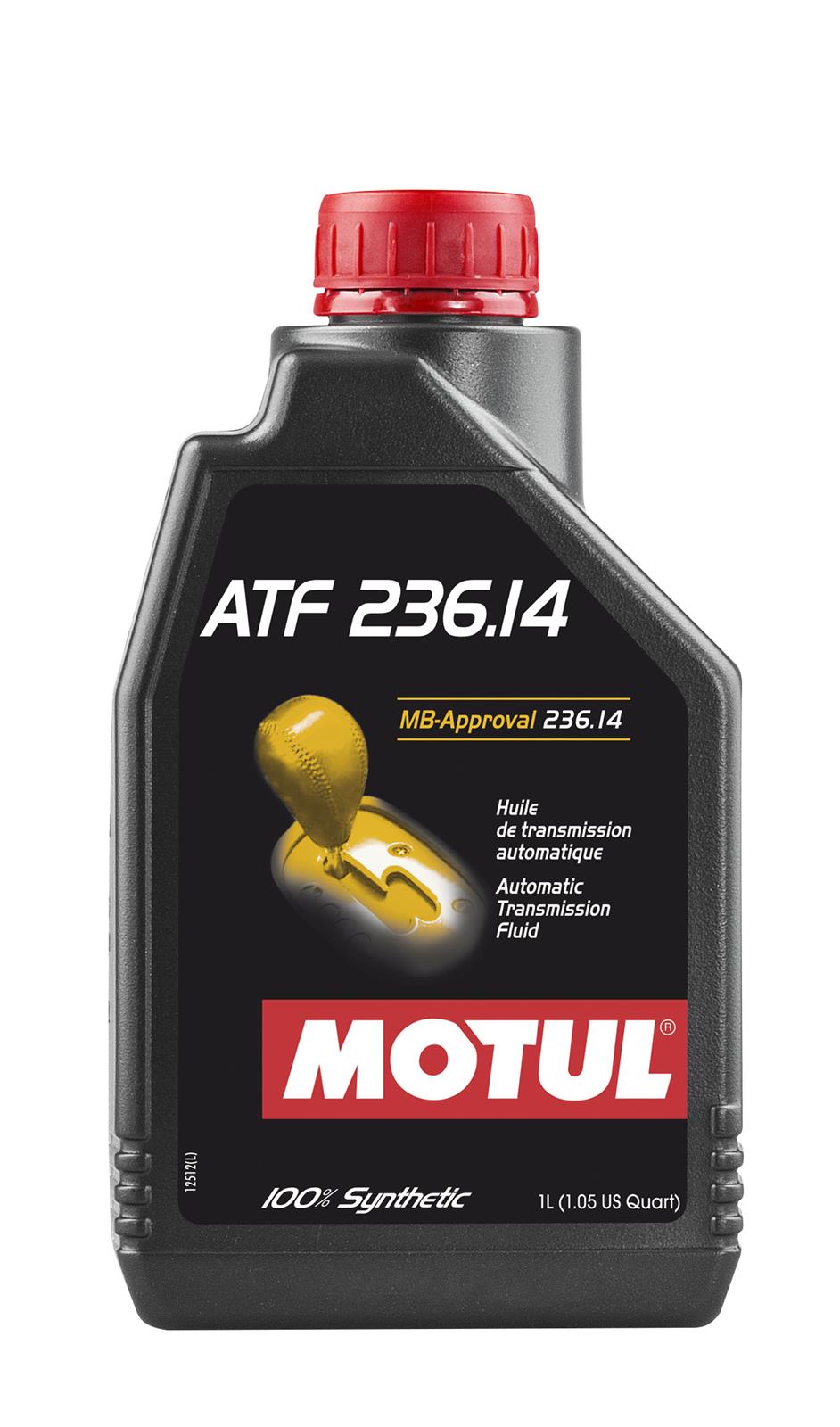 ~(2.1 lbs. 11X9X16)~ ATF 236.14 12X1L. 100% Synthetic Transmission Fluid for MB Passenger Cars - MB-Approval 236.14