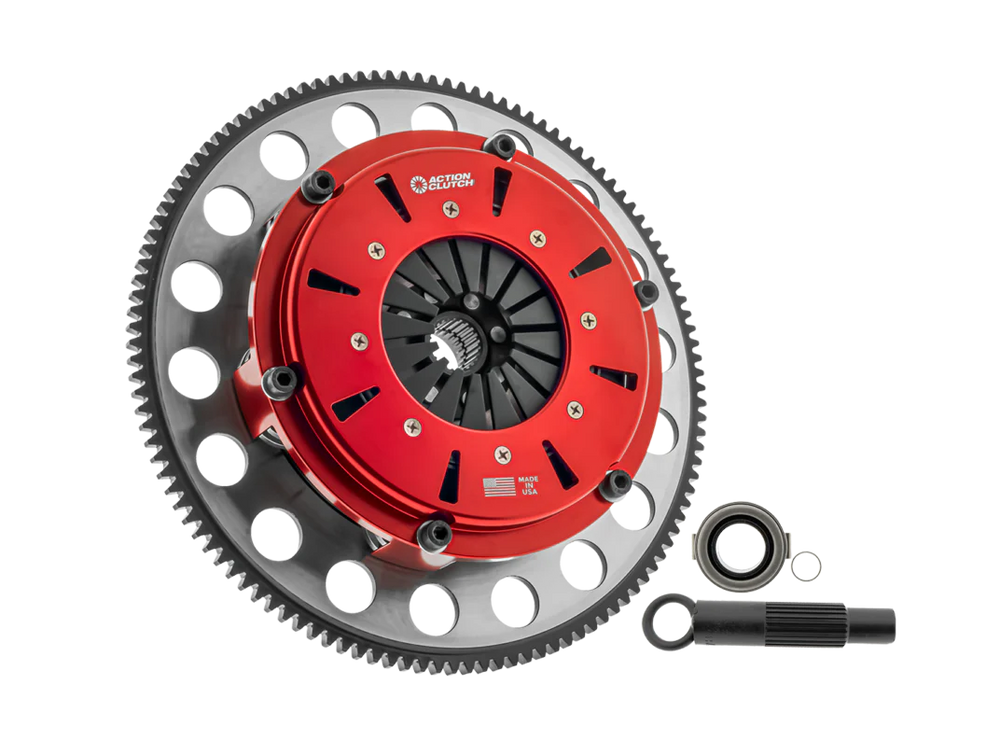 Action Clutch 91-01 Nissan Sentra SE-R (SR20DET Swap) 7.25in Twin Disc Race Clutch Kit w/Alum Flywhl