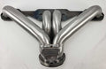SBC Block Hugger Headers Blueprint Silver Ceramic