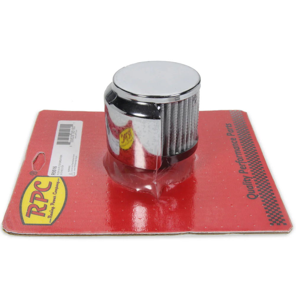 CHROME PUSH-IN FILTER BREATHER WITH