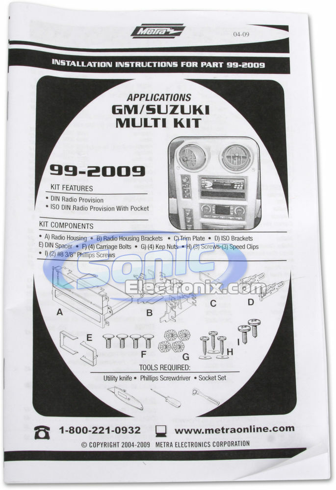 GM SUZUKI MULTI-KIT 1990-2012