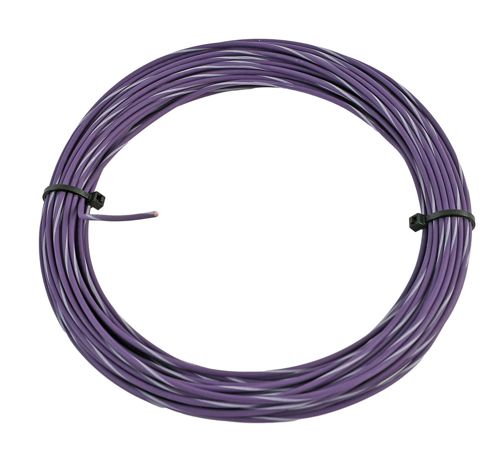 18GA PURPLE TXLWIRE W/WHT 50