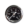 LIQUID FILLED MIDNIGHT BLACK PRESSURE GAUGE 0100 PSI