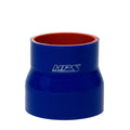 HPS Performance 1-1/8 - 1-3/8 ID 3 Long High Temp 4-ply Reinforced Silicone Reducer Coupler Hose Blue (28mm - 35mm ID 76mm Length)
