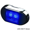HO LED MINI ACCENT LIGHT BLUE BLACK SS BEZEL PKGD.