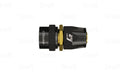 GReddy AN12 STRAIGHT HOSE END SWIVEL BLACK/GOLD ANODIZED