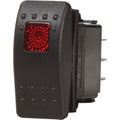 SWITCH CONTURA2 DPST OFF-ON BLK