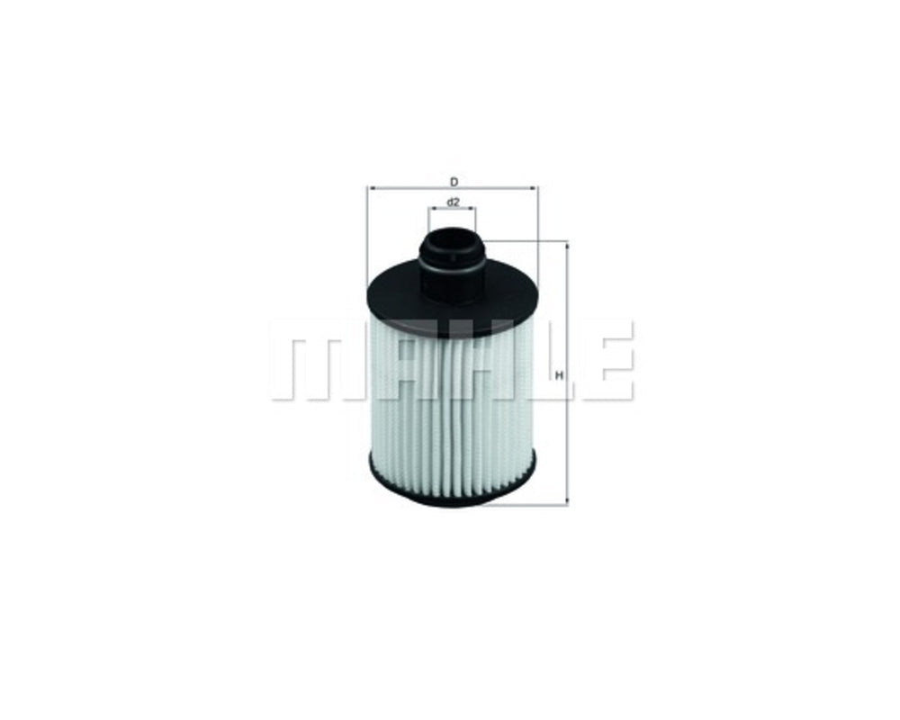 Chevy Cruze 2.0L 1956cc VIN Z Turbo Diesel 2014-2015 Mahle Oil Filter