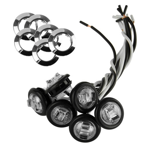 6 PC BAG LED UTIL LGT KIT-CLR 6PK