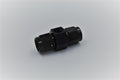 Fragola Inline Gauge Adapter -6AN Female x -6AN Female - Black