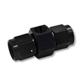 Fragola Inline Gauge Adapter -6AN Female x -6AN Female - Black