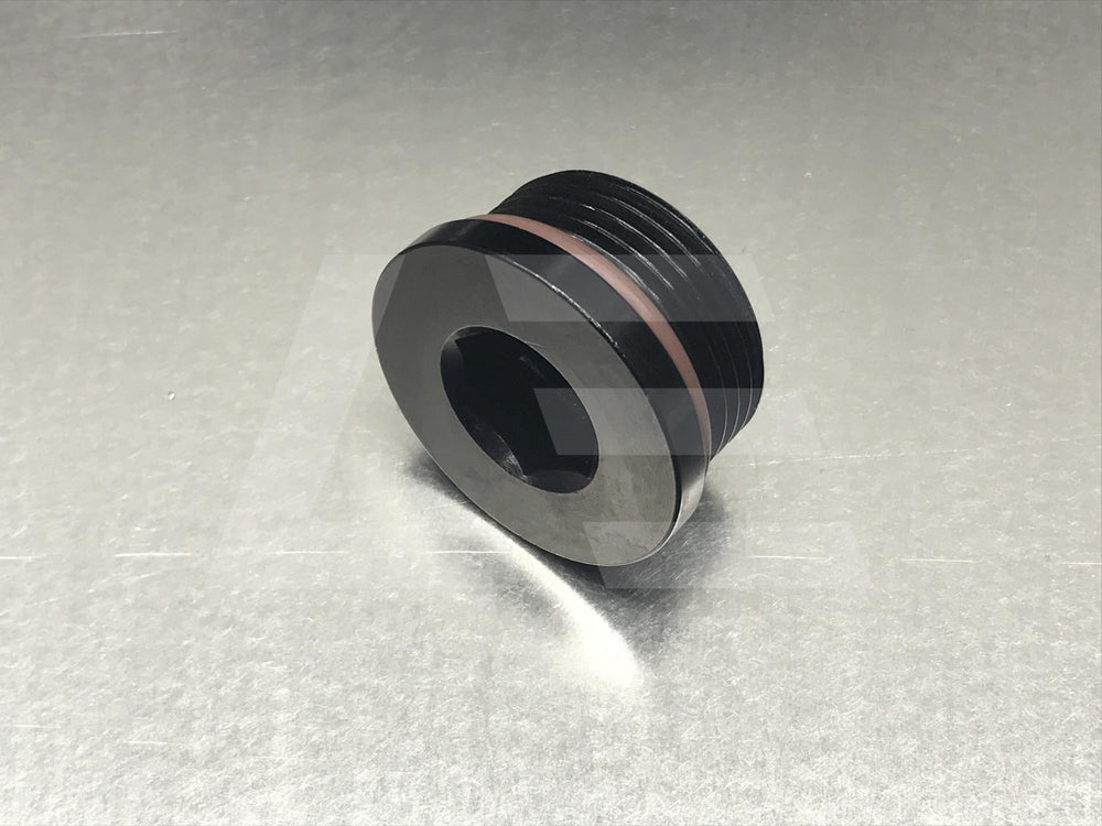 -16 ORB Internal Hex Port Plug Alum. - Black