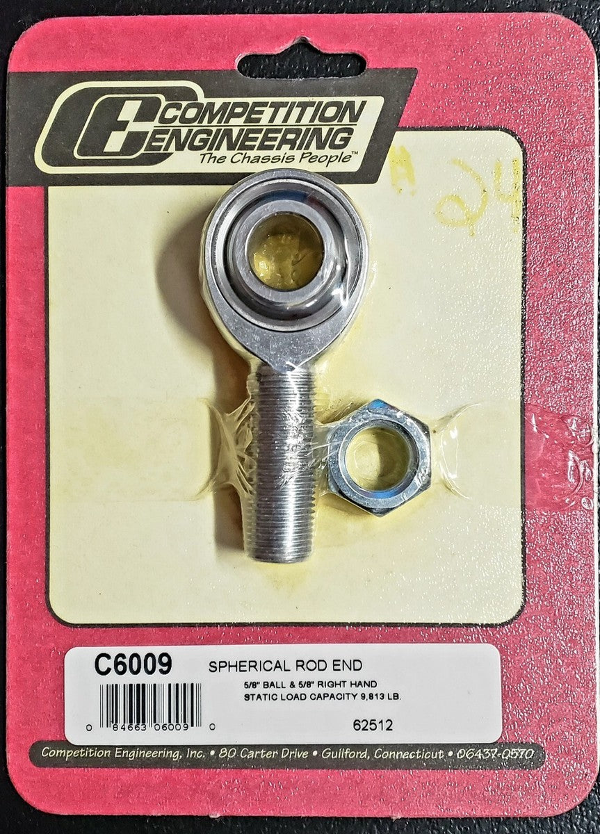 SPHER ROD END5/8 RT W/JM