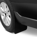 Rally Armor Universal Fit (No Hardware) Basic Black Mud Flap w/ Blue Logo