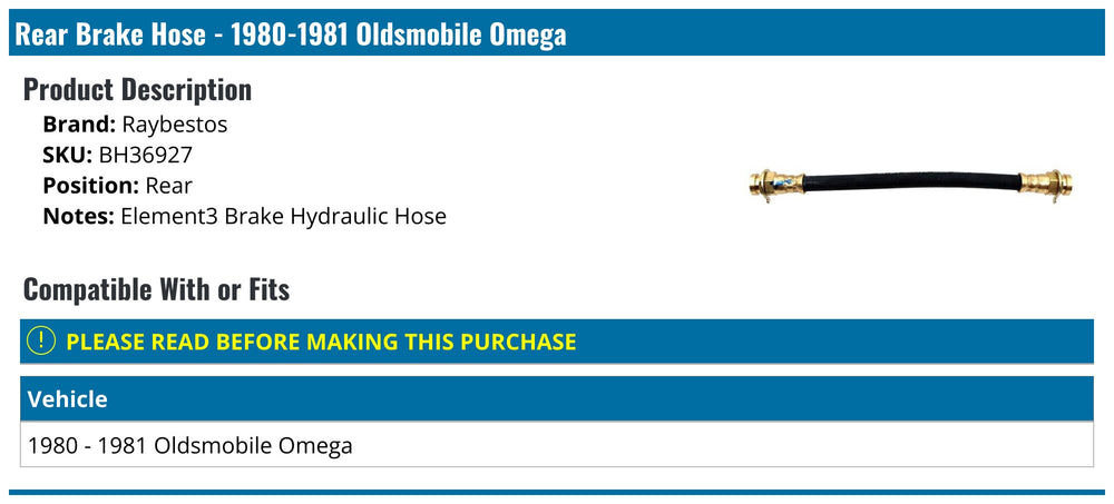 BRAKE HOSE