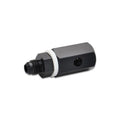 6an Male Roll Over Vent Valve - Black