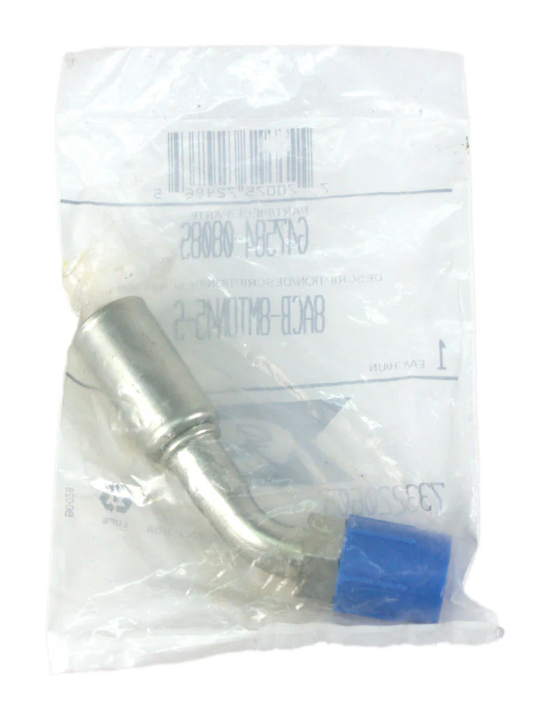 MALE SAE TUBE O-RING NUT - 45 BENT