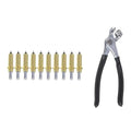 Cleco Plier and Pin Kit with 3/16in Pins
