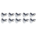 Oval Head Dzus Buttons .550 Long 10 Pack