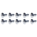 Oval Head Dzus Buttons .500 Long 10 Pack