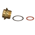 Edelbrock Fuel Bowl Inverted Flare Fitting Straight Male 7/8In-20 w/ Inverted 5/8In-18 Female Flare