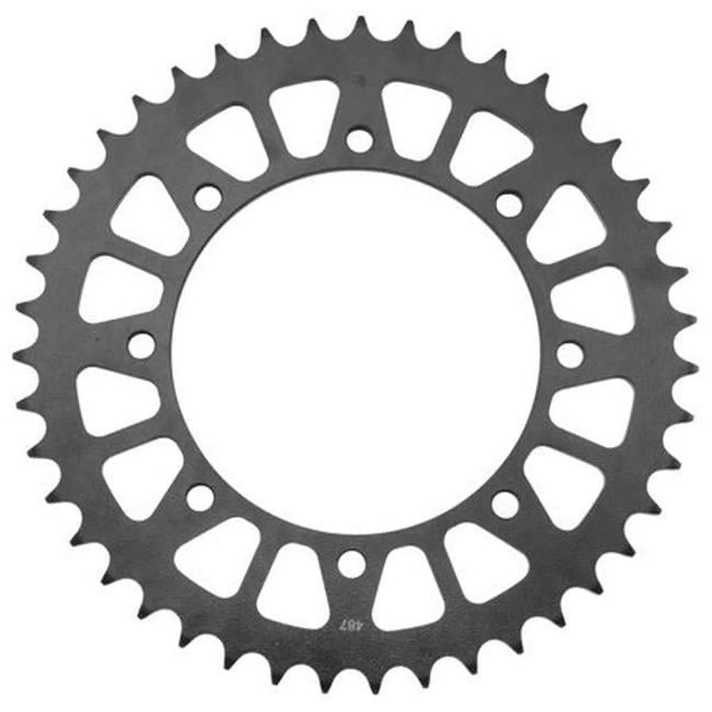 BikeMaster Kawasaki Rear Steel Sprocket 420 46T - Black