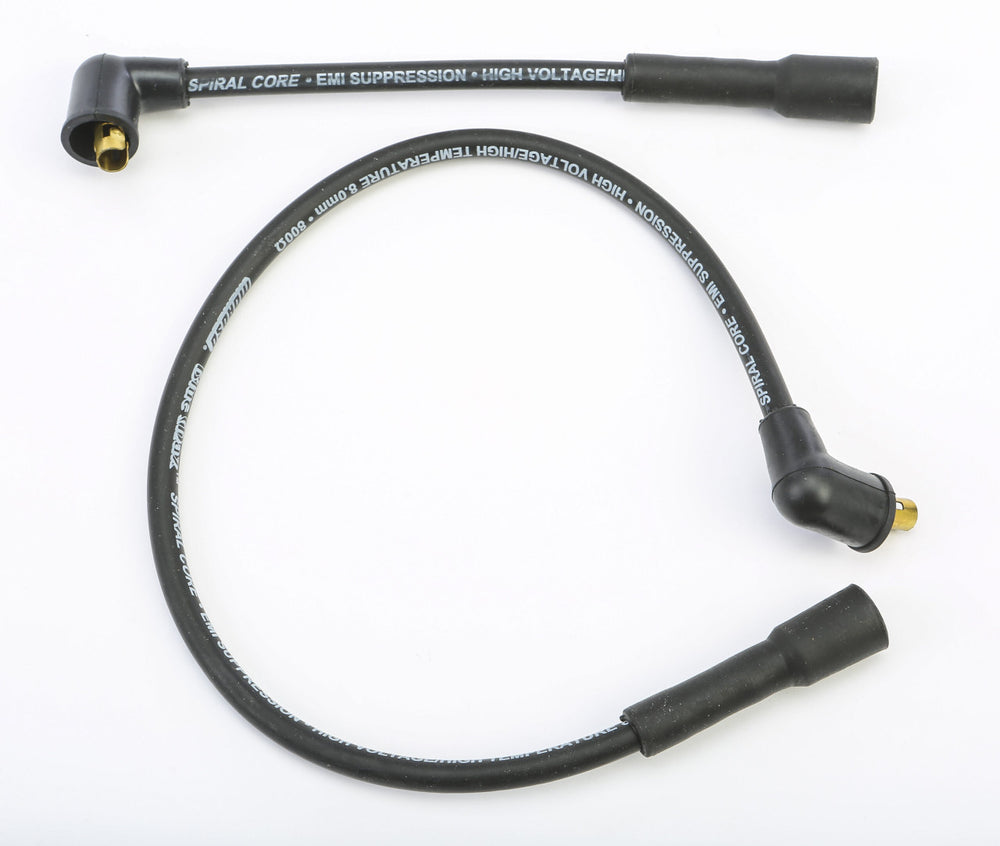 Moroso 85-96 Harley-Davidson FLT/FLHT/FLHR/FLTR/FLHS Spiral Core Wire Set - Black
