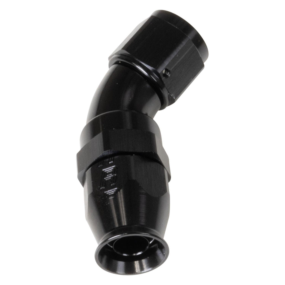 8AN 45Deg Pro Hose End PTFE Black