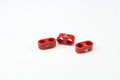 TCLAMP DOUBLE PLACE 11/16IN11/16IN(#8#8 AN) 3 PIECES RED