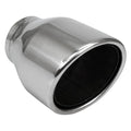 3.75IN 9IN RESONATED ROLLED ANGLE I.D. 2 1/4IN EXHAUST TIP