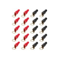 4 AWG 3/8IN GOLD RING TERMINALS MID-SERIES -20PK