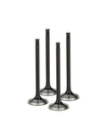 Supertech VW 1.8L/2.0L 8V Black Nitrided Exhaust Valve - +1mm Oversize - Single Dia