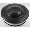 BLACK 14' FLAT STYLE AIR CLEANER BA