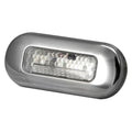 WHITE LED OBLONG COURTESY LIGHT3FTFTX11/4FTFT HIGHLY POLISHED 316 SSRETAIL
