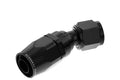 08 30 DEGREE FEMALE ALUMINUM HOSE END BLACK
