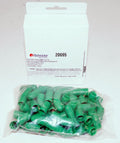 Schrader TPMS Plastic Green Sealing Snap-In Valve Cap - 100 Pack